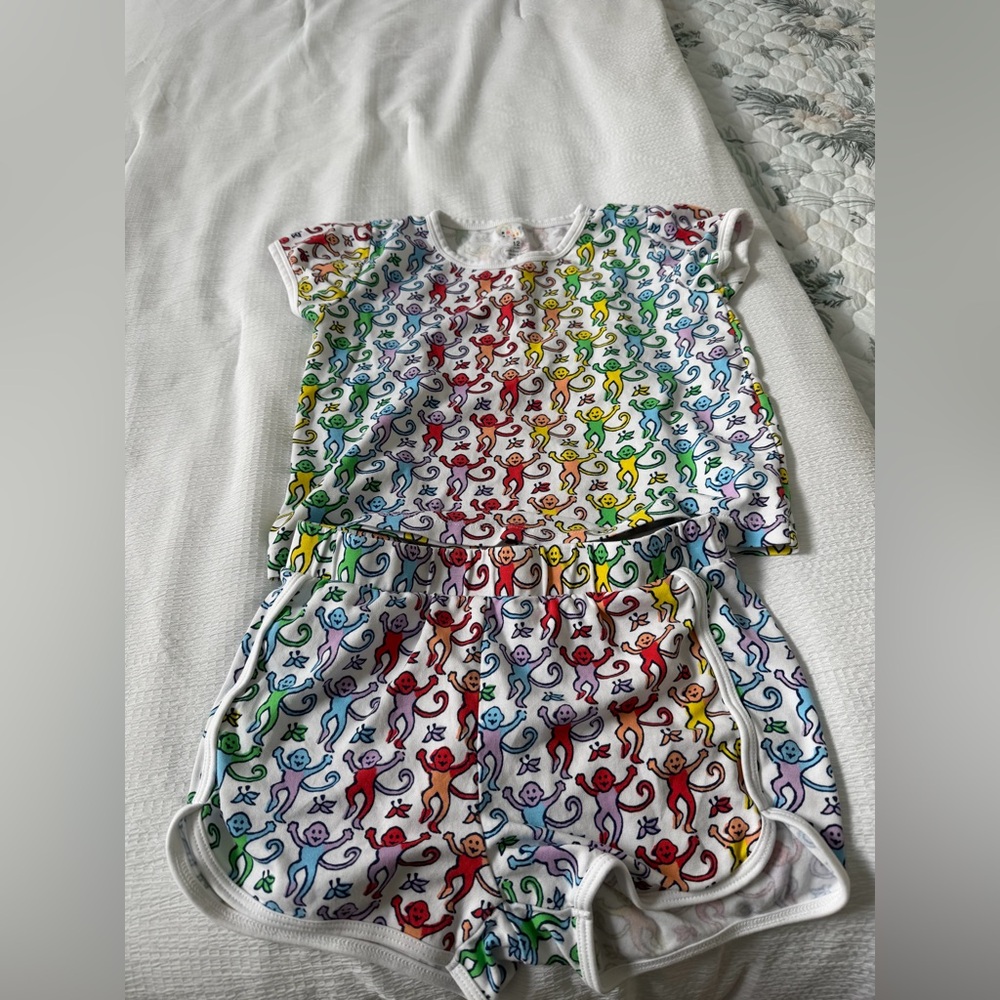 Like New -Roller Rabbit Girls 12 Disco Monkey Playa Set